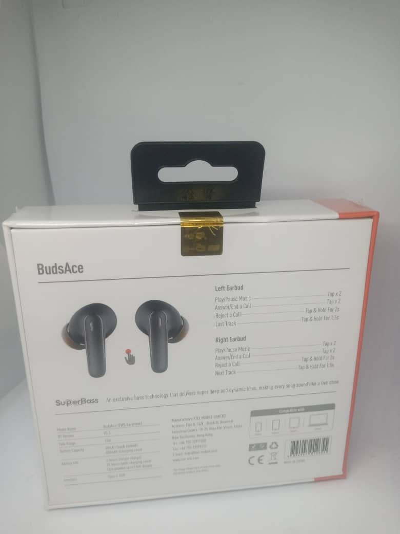 Itel Buds Ace Earbuds Bluetooth Earphone ENC Super Bass