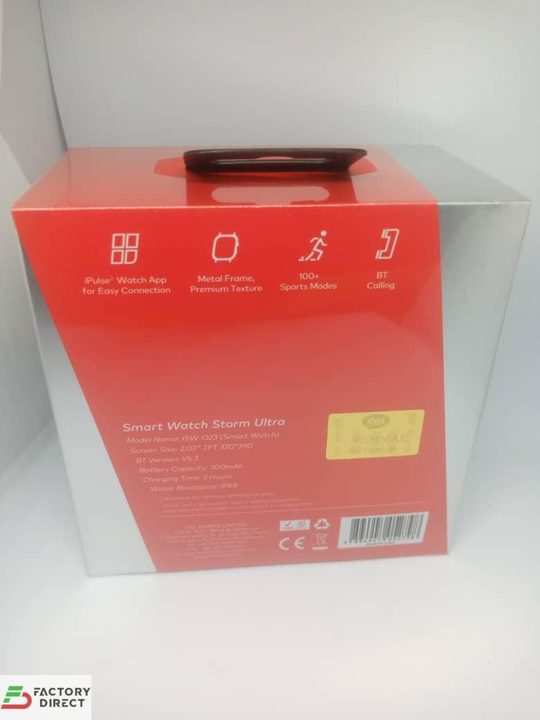 Itel Smart Watch Storm Ultra Waterproof, Bluetooth Calls
