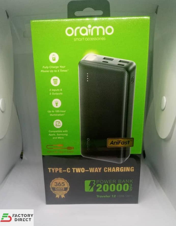 Oraimo Anifast Traveler 12 Power Bank