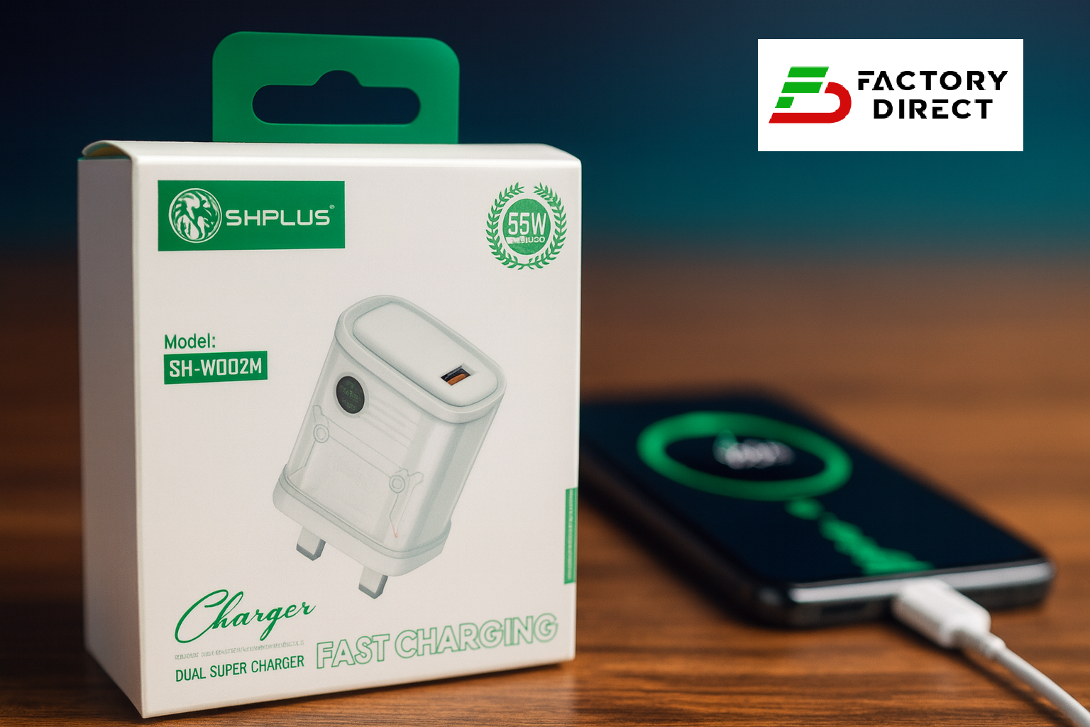 SHPLUS 55w charger product blog