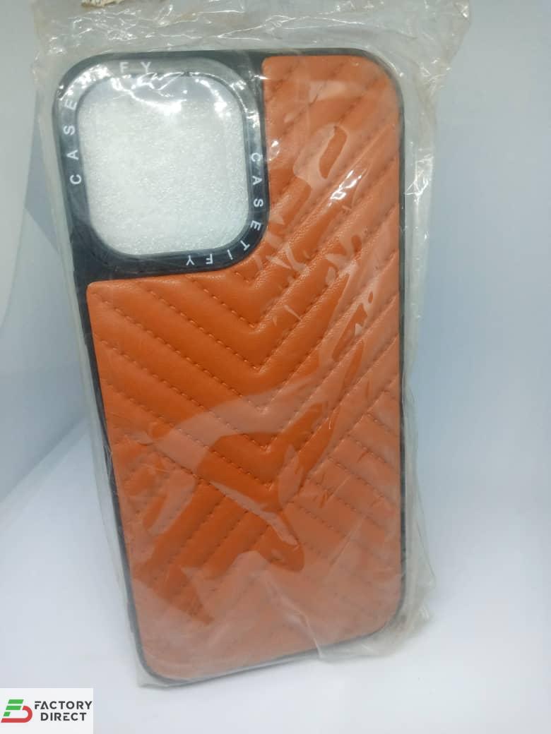 Soft Leather Apple Case for iPhone 11,12,13 Pro Max - Brown