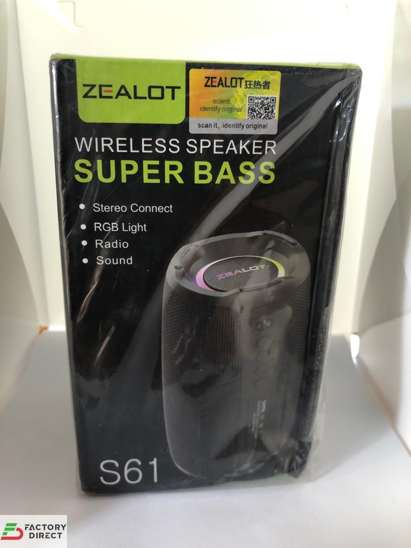 Zealot S61 Super Bass Wireless Speaker