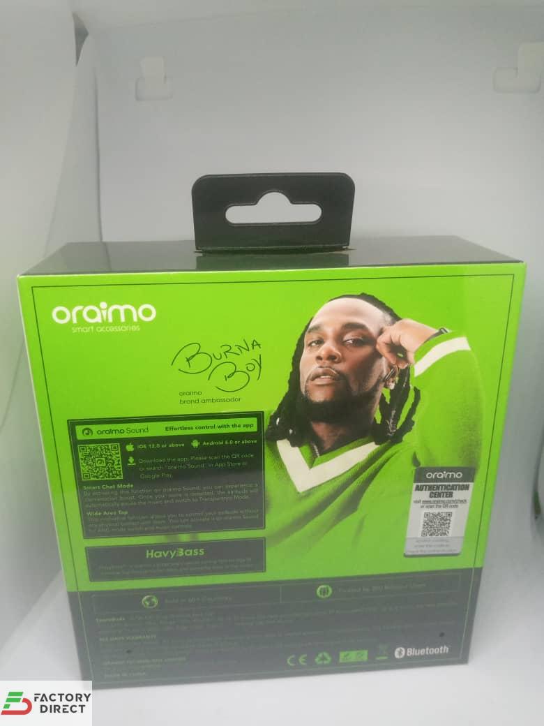 Oraimo Havy Bass Bluetooth ANC Earphone - Black