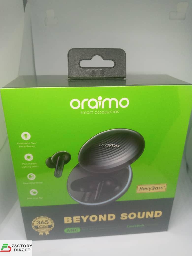 Oraimo Havy Bass Bluetooth ANC Earphone - Black