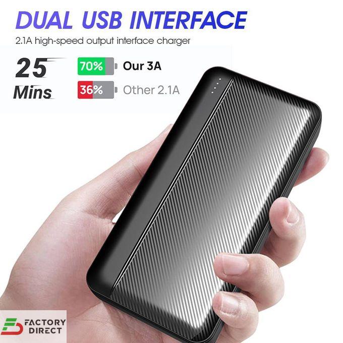 FD EasyPie Power Bank 20,000mah 2X Quality Dual Charging - Image 2
