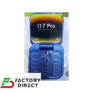 product-grid-gallery-item FD i17 PRO Mini Foldable Flip Phone - Blue | 2 Dual SIM, FM Radio, Magic Voice & Clear Calling, Camera, Flashlight