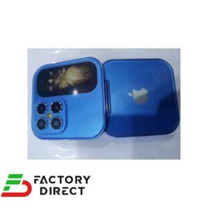 FD i17 PRO Mini Foldable Flip Phone - Blue | 2 Dual SIM, FM Radio, Magic Voice & Clear Calling, Camera, Flashlight