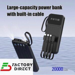 FD EASYPIE 5-IN-1 Charging Power Bank 20000mah