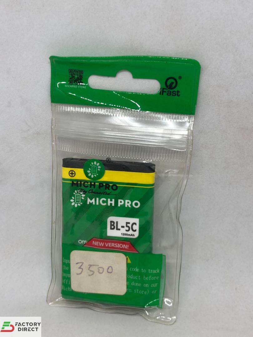 Mich Pro BL-5C 1200mAh high-capacity 3.7V Li-ion battery