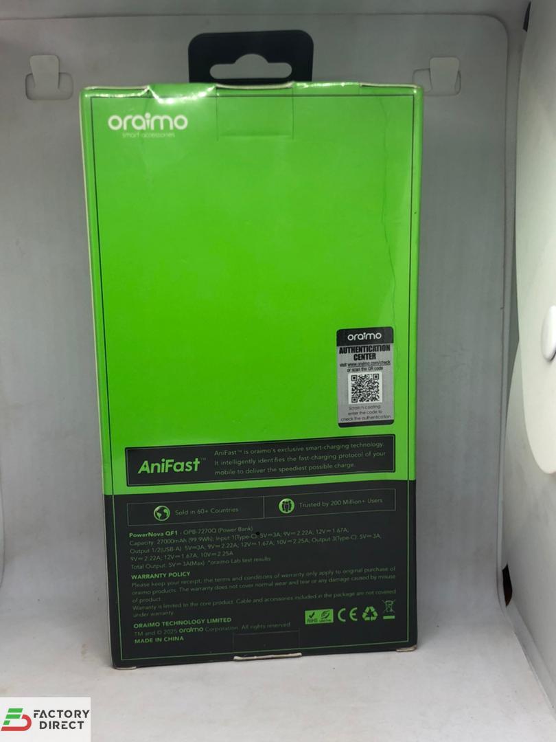 The oraimo Traveler Link 20 has everything you need built-in. Perfect for long trips, outdoor adventures, or daily commutes.