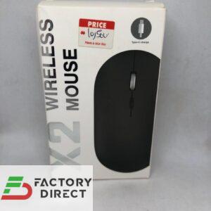 X2 wireless rechargeable mouse with Type-C charging retail packaging