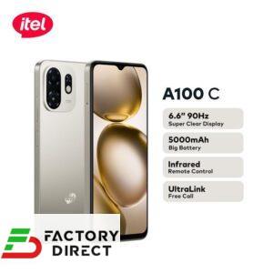 product-grid-gallery-item itel A100C Smartphone - 6.6" 90Hz Super Clear Display, 64GB ROM, 5000mAh Battery