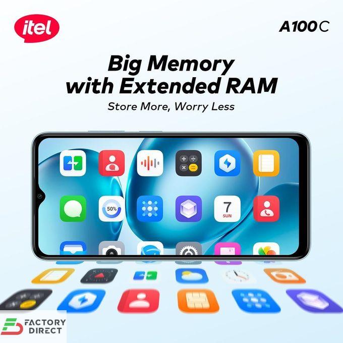 itel A100C Smartphone - 6.6" 90Hz Super Clear Display, 64GB ROM, 5000mAh Battery - Image 5