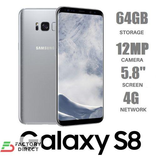 Samsung Galaxy S8 – 64GB ROM / 4GB RAM – Arctic Silver (White) - Image 3