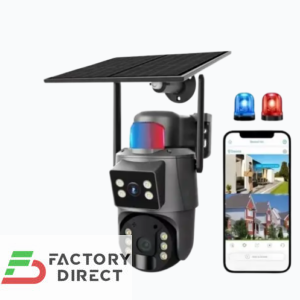 A10 Ubox Solar Dual Lens 4G Security CCTV Camera – IP66 Waterproof