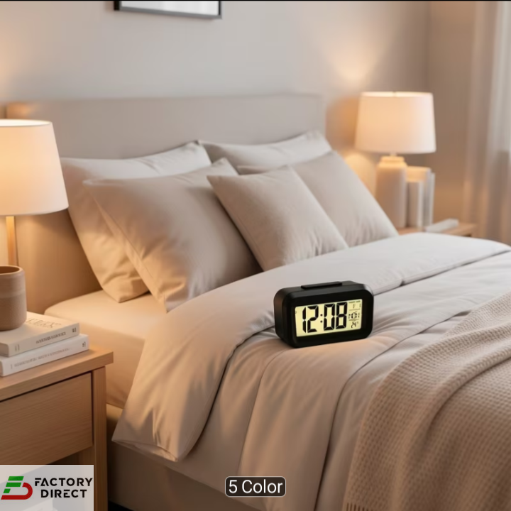 Mini LCD Smart Alarm Clock with Night Light - Image 4