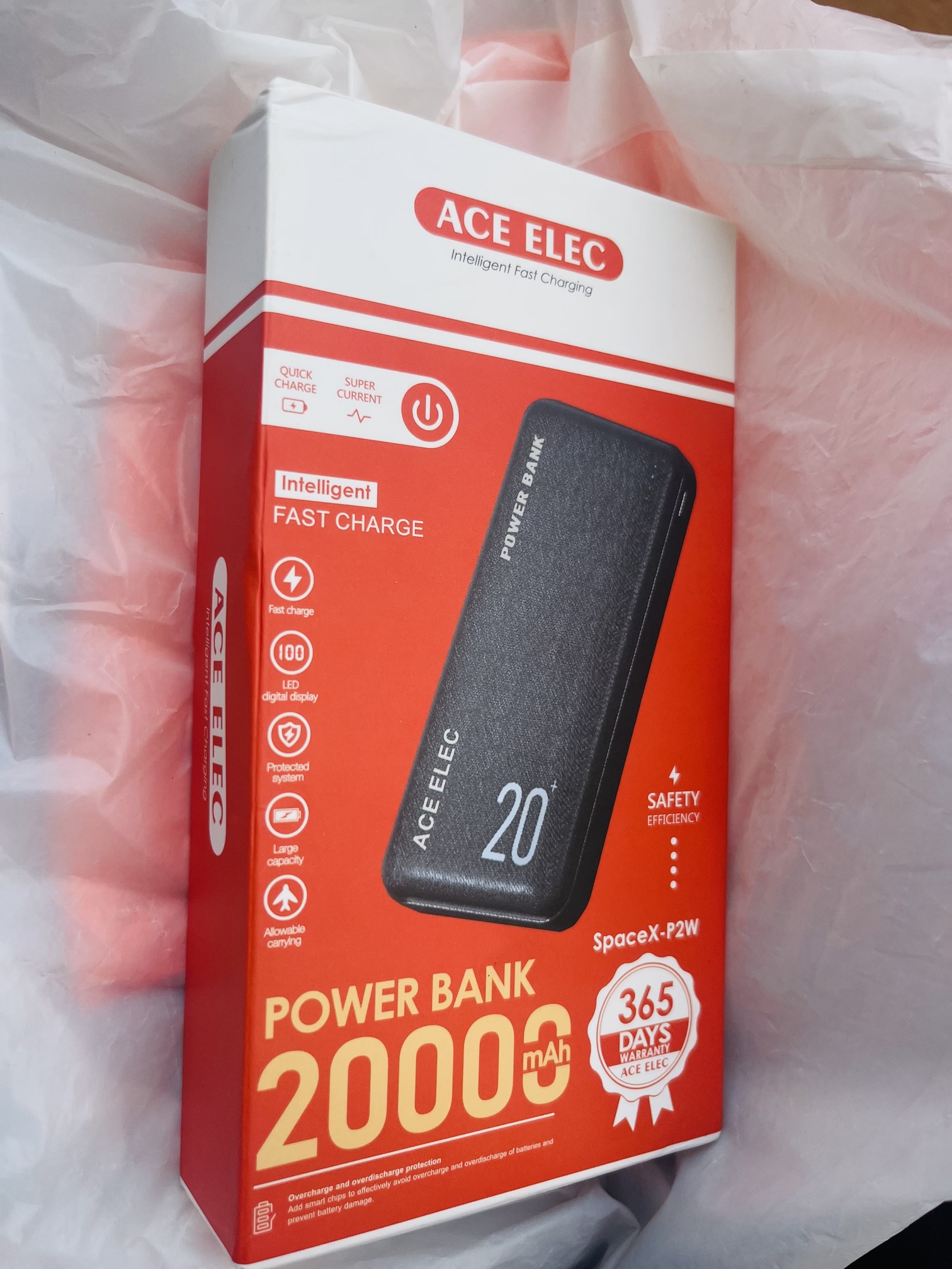 Ace Elec 20,000MAH Powerbank