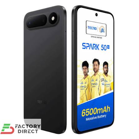 Tecno Spark 50 5G (256GB ROM / 8GB RAM) – Space Black