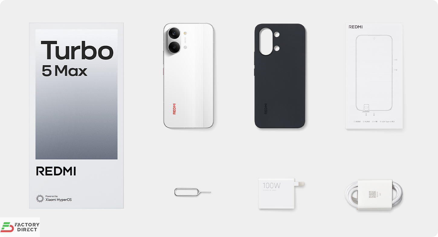 Redmi Turbo 5 Max 5G (12GB/128GB) - Cloud White