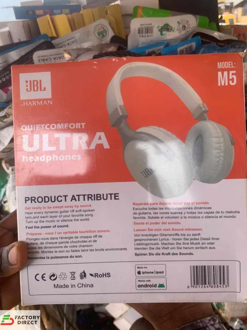 JBL Harman M5 QuietComfort Ultra Wireless Headphone 48H Battery Life - Image 2