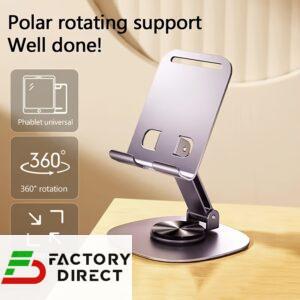 product-grid-gallery-item 360° Rotating Metal Desktop Phone & Tablet Stand (Foldable & Adjustable)