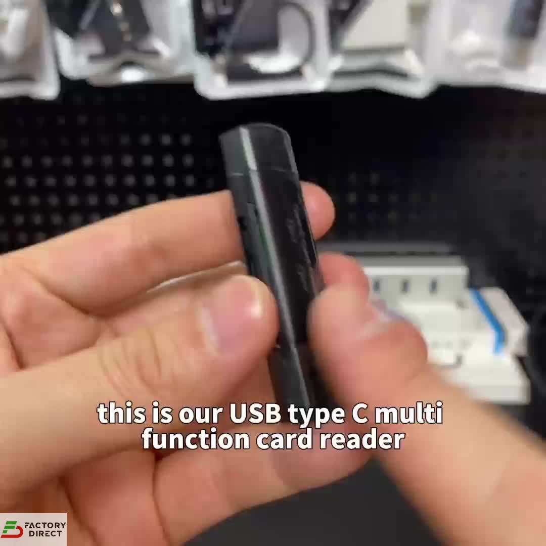 USB Memory Card Reader 4-in-1 USB-C & USB-A Dual Slot SD/TF - Image 12