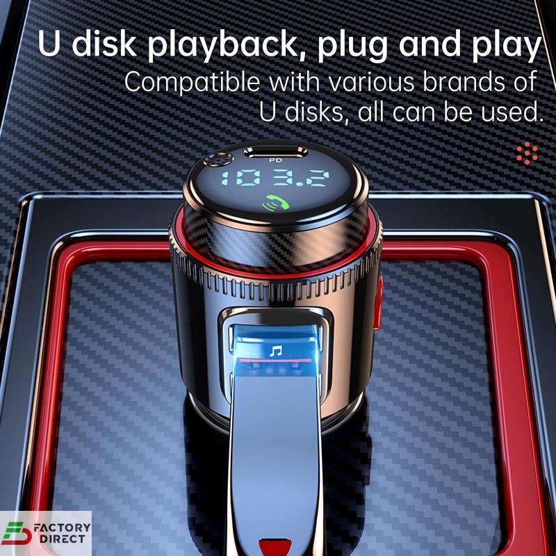 Onboard MP3 Player & Multipurpose USB/PD Wireless Car Charger, Speaker Call - Image 4