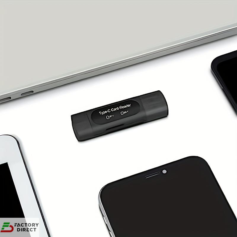 USB Memory Card Reader 4-in-1 USB-C & USB-A Dual Slot SD/TF - Image 8
