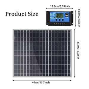 product-grid-gallery-item 100W 12V Portable Photovoltaic Solar Panel Kit