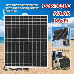 100W 12V Portable Photovoltaic Solar Panel Kit